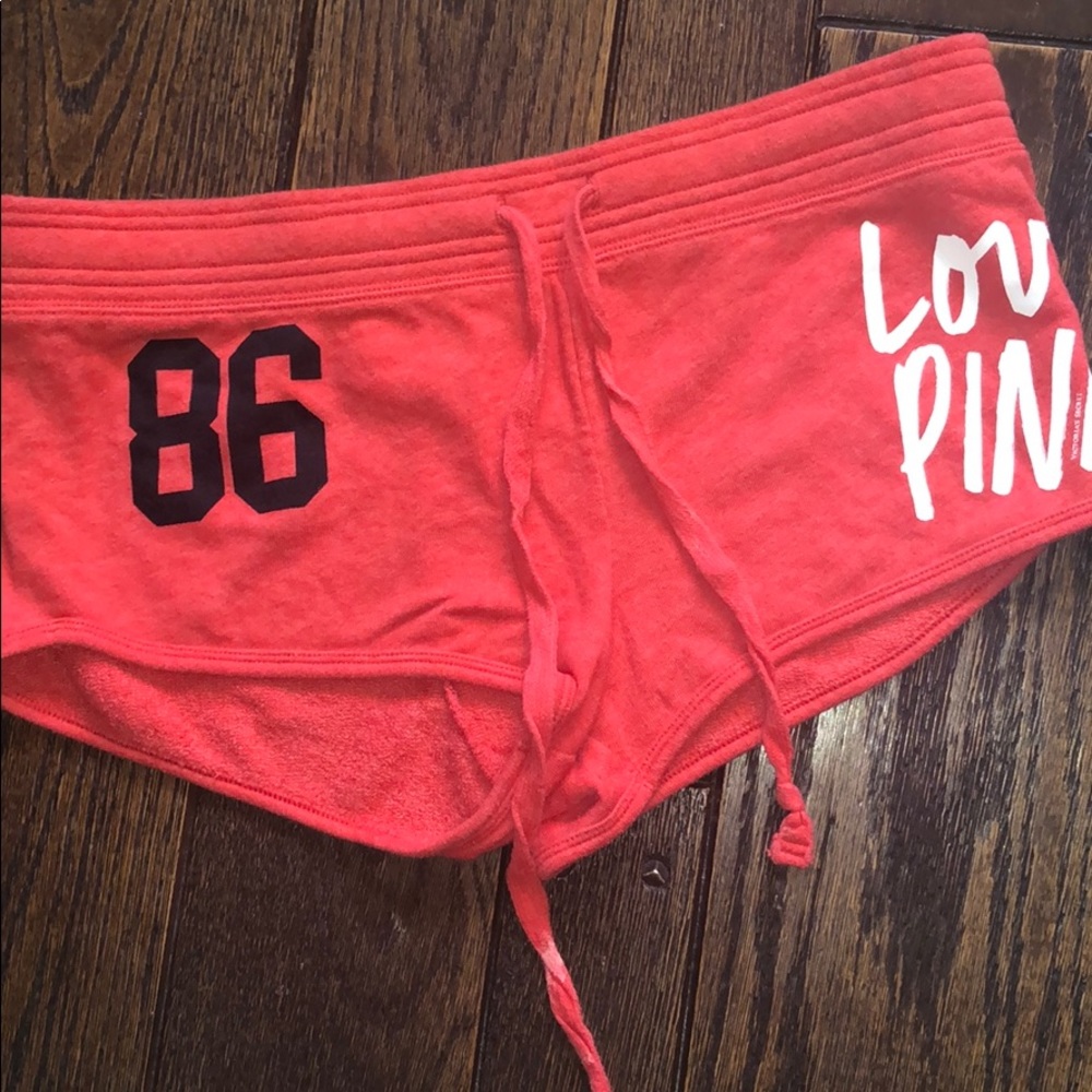 Victoria Secret PINK red shorts